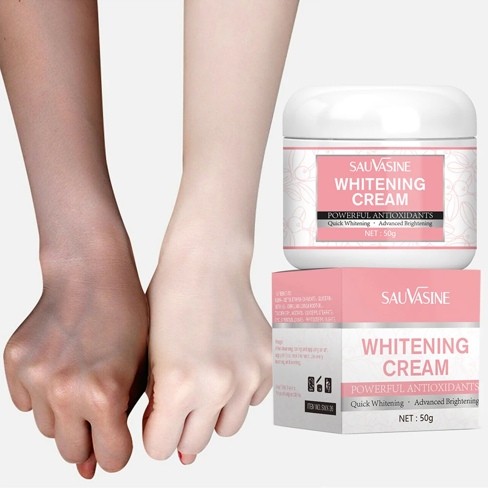 50g Body Whitening Cream Remove Melanin for Underarm Knee Butt Private Parts Foot Improve Dullness Skin Care Brightening Cream
50g Body Whitening Cream Remove Melanin for Underarm Knee Butt Private Parts Foot Improve Dullness Skin Care Brightening Cream