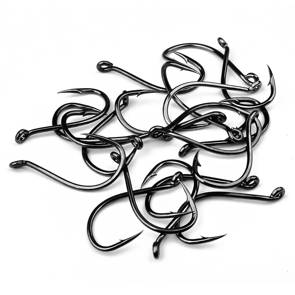 20PCS/lot High Carbon Steel Octopus Hook With Loop Single Hook Olecranon Curved Handle Jig Barbed Carp Anzol Ring Eye FishHooks
20PCS/lot High Carbon Steel Octopus Hook With Loop Single Hook Olecranon Curved Handle Jig Barbed Carp Anzol Ring Eye FishHooks