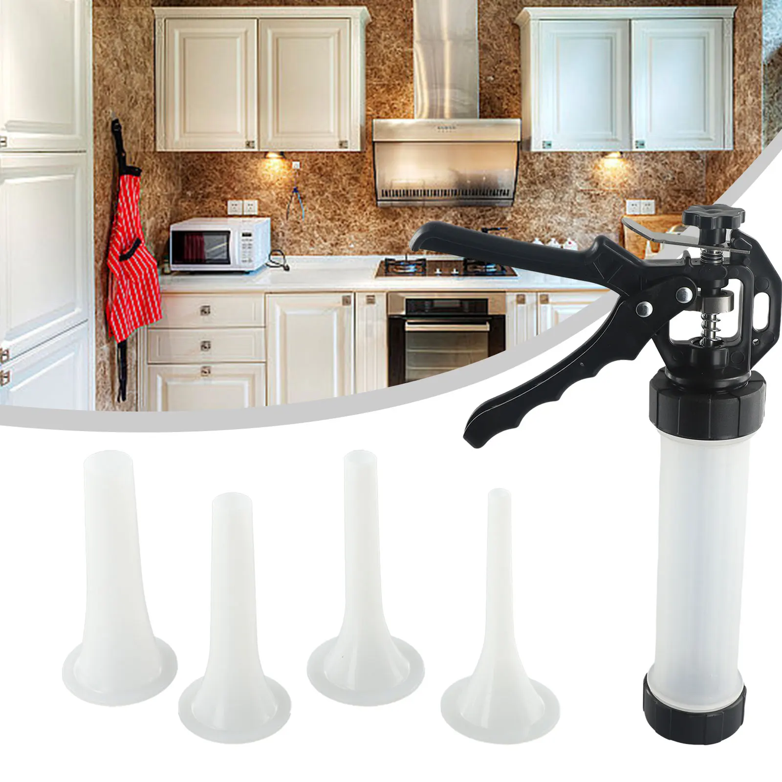 High Quality Sausage Filler Sausage Maker Tool Household Large Capacity Machine Plastic Small Enema Kit Gadgets
High Quality Sausage Filler Sausage Maker Tool Household Large Capacity Machine Plastic Small Enema Kit Gadgets