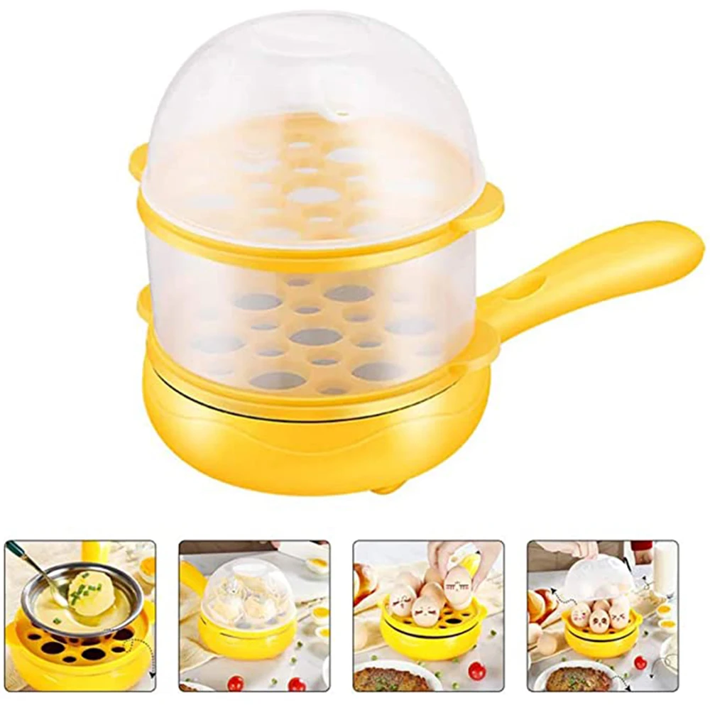 

Electric Egg Omelette Cooker Eggs Boiler Food Steamer Multifunction Pancake Fried Steak Non-stick Frying Pan Breakfast Machine