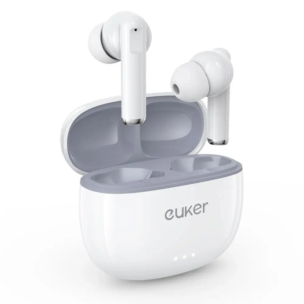 Беспроводные наушники Euker, наушники HiFi Stereo с сенсорным управлением, Bluetooth 5,0, шумоподавляющие наушники IPX5
Беспроводные наушники Euker, наушники HiFi Stereo с сенсорным управлением, Bluetooth 5,0, шумоподавляющие наушники IPX5