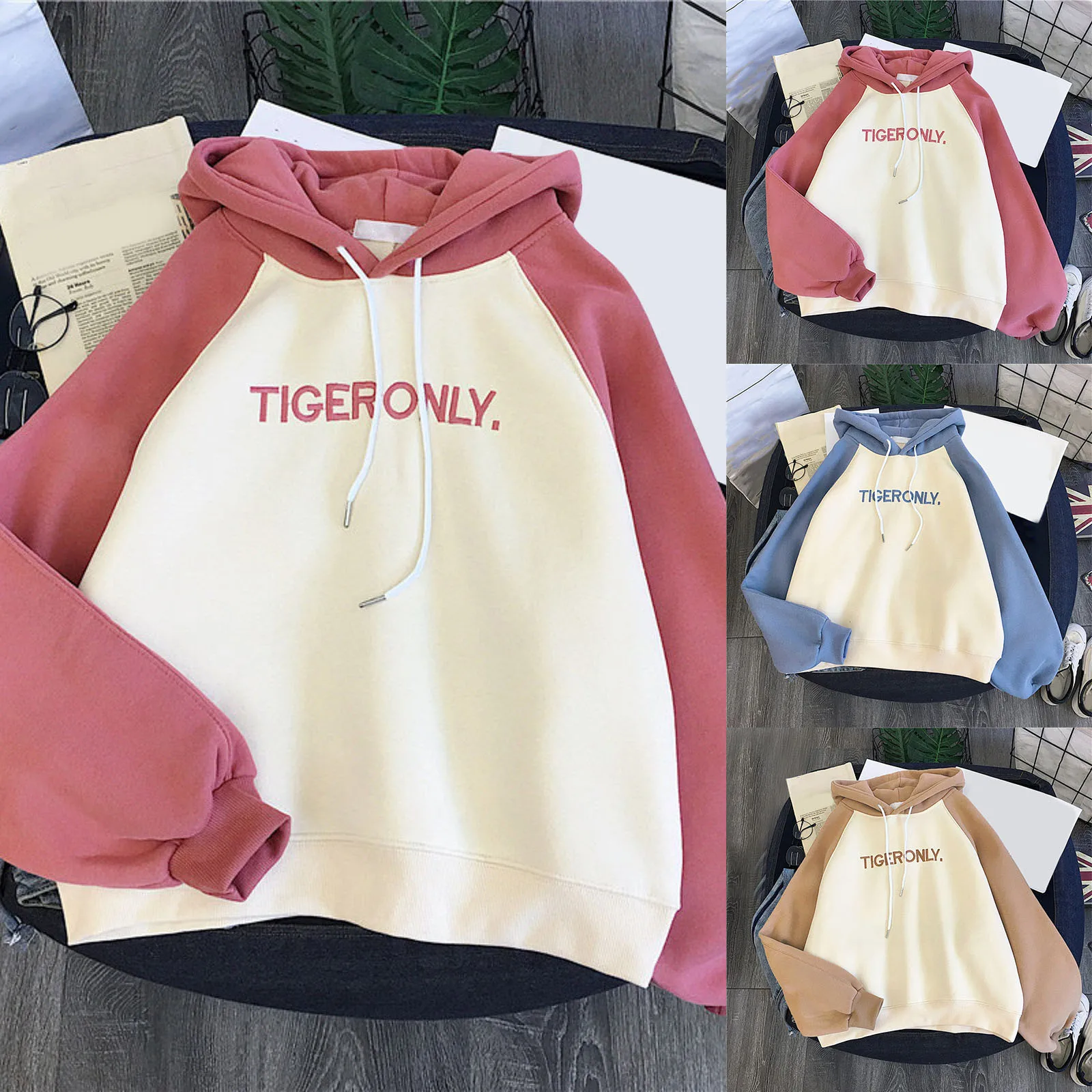 Women's Cute Sweatshirt Kawaii Long Sleeve Hoodie Cotton Pullover Tops For Teen Girls Aesthetic Clothes Brown Baseball Tee Women
Women's Cute Sweatshirt Kawaii Long Sleeve Hoodie Cotton Pullover Tops For Teen Girls Aesthetic Clothes Brown Baseball Tee Women