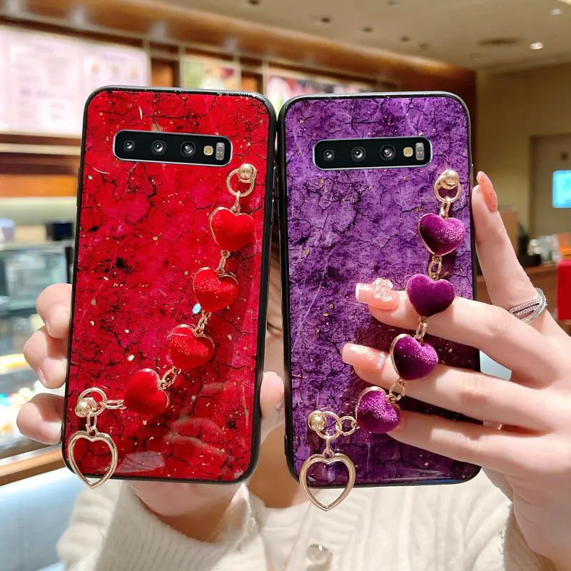 S10 Love Heart Bracelet Case For Samsung Galaxy S10 5G Luxury Chain Marble Silicone Cover Case S10 E Lite Plus S22 S21 Ultra
S10 Love Heart Bracelet Case For Samsung Galaxy S10 5G Luxury Chain Marble Silicone Cover Case S10 E Lite Plus S22 S21 Ultra