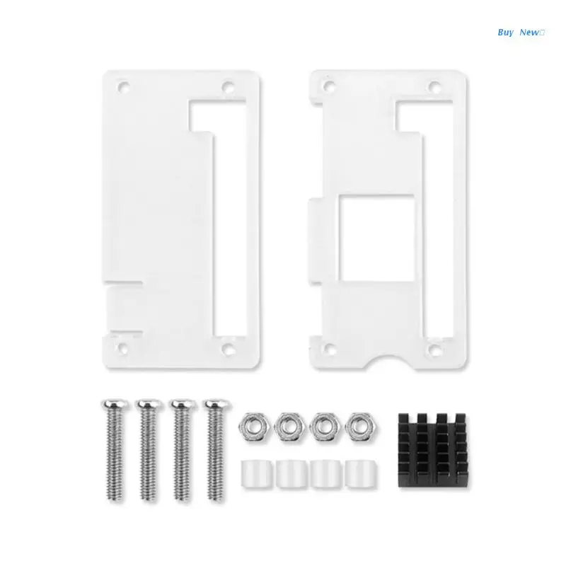 

Acrylic for CASE for Raspberry Pi Zero 2W with Fan 1PC Transparent for CASE Heatsinks Support RPI Zero 2W No board