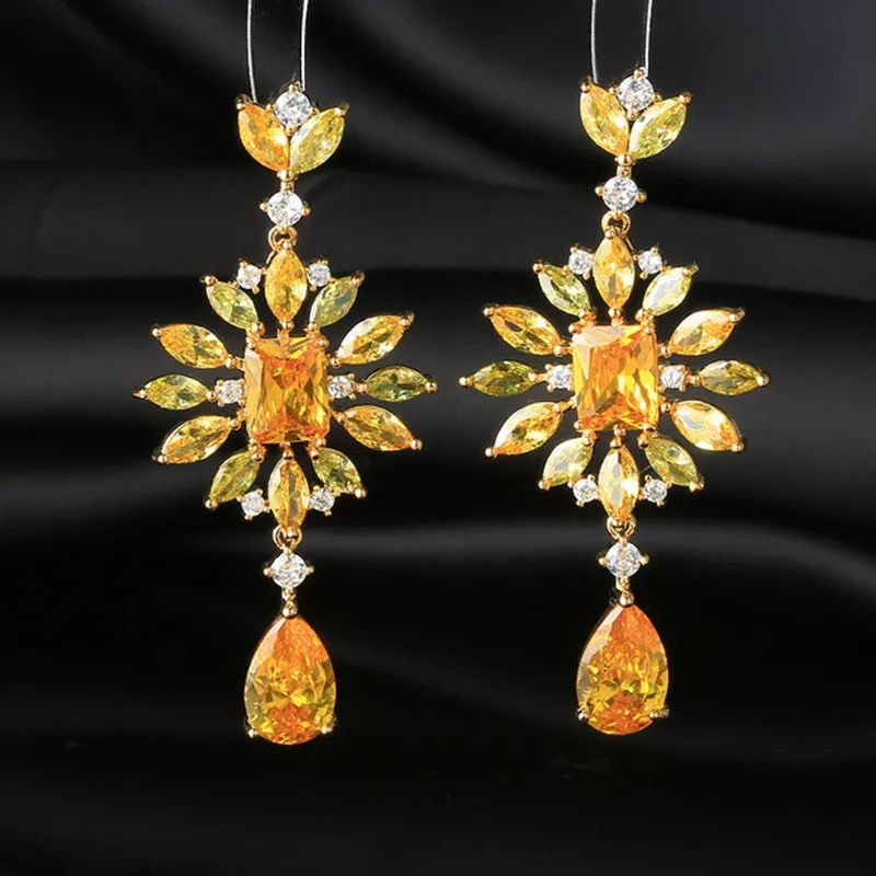 Korean Fashion Flower Water Drop Dangle Earrings for Women Luxury Wedding Party Pendant Earrings Brand Earings Jewellery
Korean Fashion Flower Water Drop Dangle Earrings for Women Luxury Wedding Party Pendant Earrings Brand Earings Jewellery
