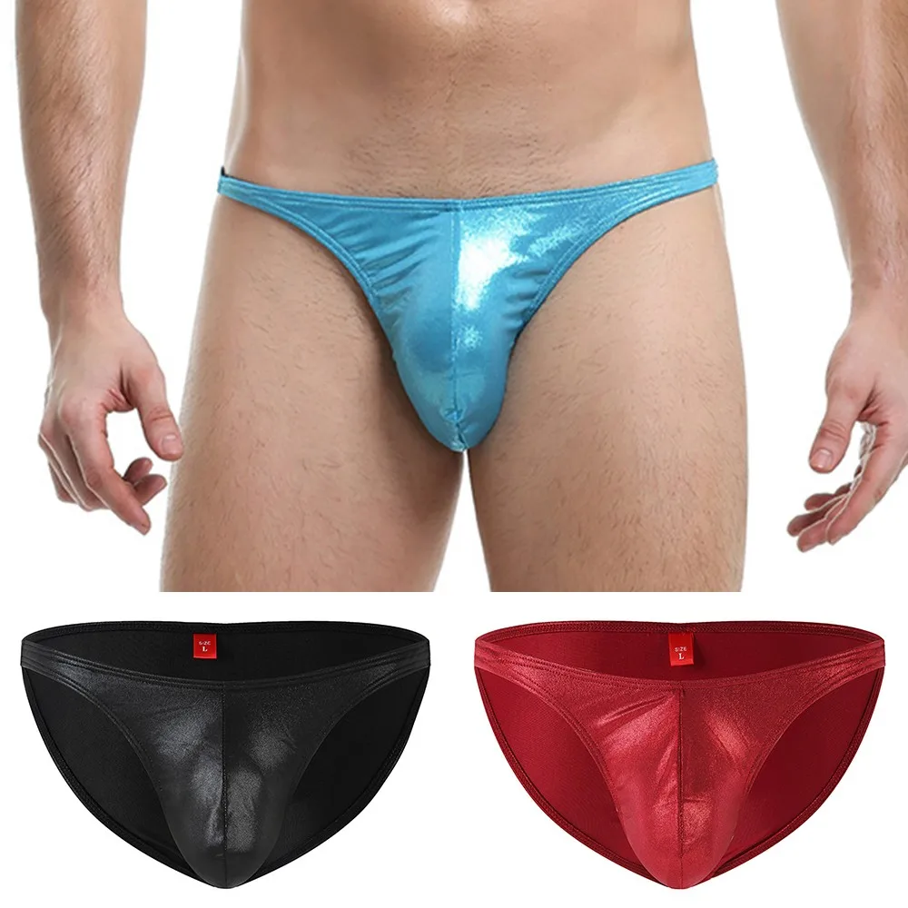 Glossy Patent Leather Underwear Mens Wet Look Exotic Lingeries Stage Show Night Clubwear Bugle Pouch Swim Briefs Underpants
Glossy Patent Leather Underwear Mens Wet Look Exotic Lingeries Stage Show Night Clubwear Bugle Pouch Swim Briefs Underpants