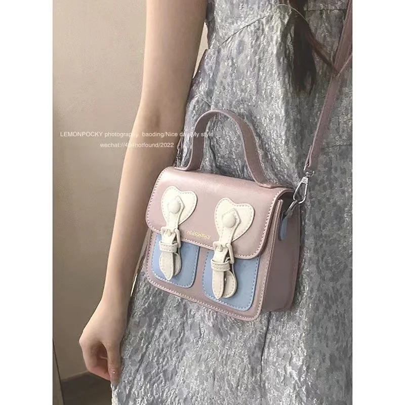 Sweet Shoulder Bag Women kawaii Macaron color Pu Leather Casual Cambridge Bag Elegant Japanese Style Designer Handbag
Sweet Shoulder Bag Women kawaii Macaron color Pu Leather Casual Cambridge Bag Elegant Japanese Style Designer Handbag
