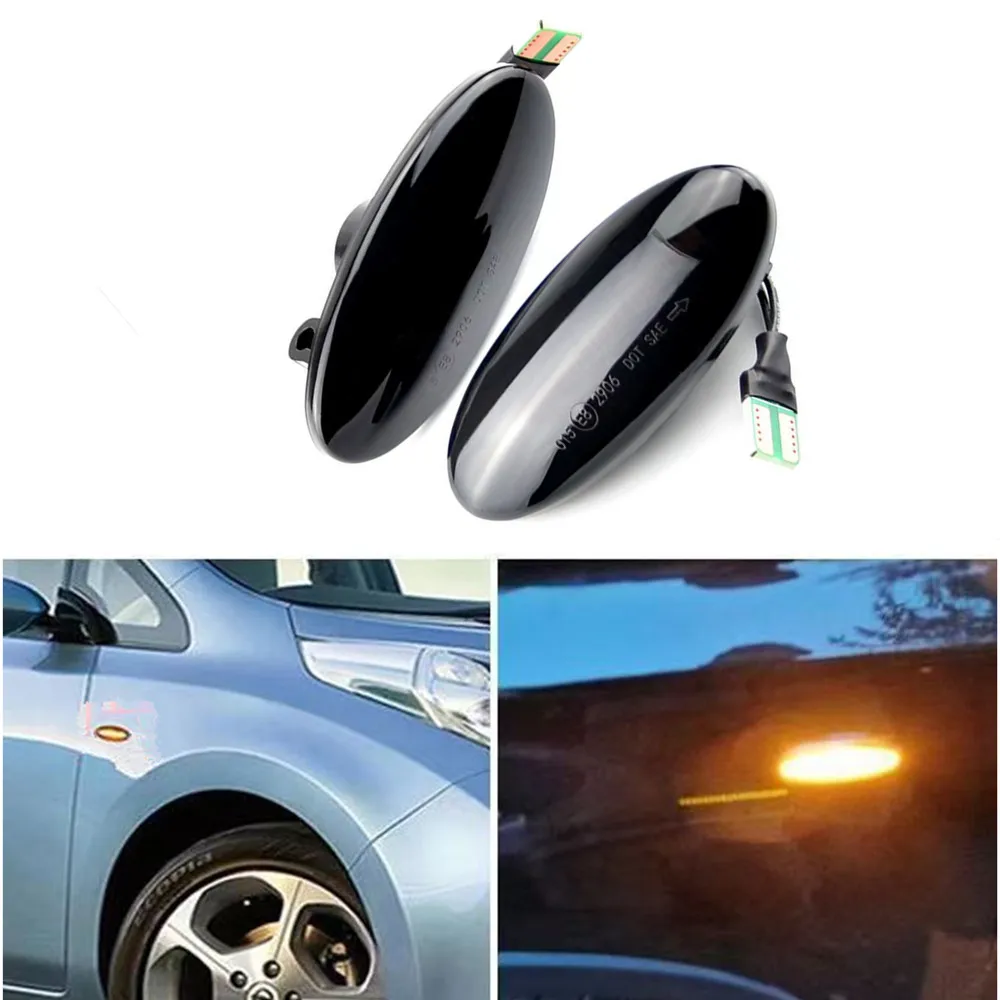 2x LED Dynamic Blinker Side Marker Turn Signal Lights For Nissan Qashqai Dualis Juke Micra March CUBE EVALIA Note X-Trail LEAF
2x LED Dynamic Blinker Side Marker Turn Signal Lights For Nissan Qashqai Dualis Juke Micra March CUBE EVALIA Note X-Trail LEAF