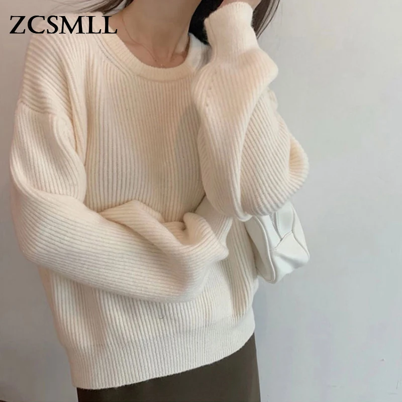 Свободный вязаный свитер ZCSMLL, женские осенне-зимние винтажные теплые пуловеры оверсайз, женская повседневная трикотажная одежда, однотонн...
Свободный вязаный свитер ZCSMLL, женские осенне-зимние винтажные теплые пуловеры оверсайз, женская повседневная трикотажная одежда, однотонн...