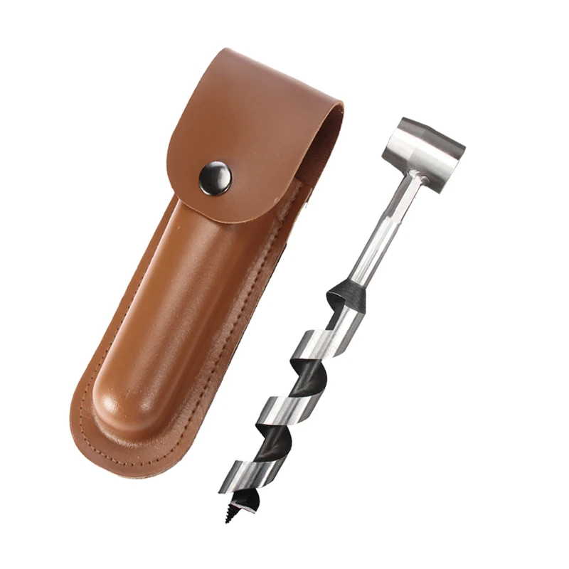 Hand Drill Manual Auger Drill Portable Manual Survival Drill Bit Self-Tapping Survival Wood Punch Tool For Camping Hiking Jungle
Hand Drill Manual Auger Drill Portable Manual Survival Drill Bit Self-Tapping Survival Wood Punch Tool For Camping Hiking Jungle