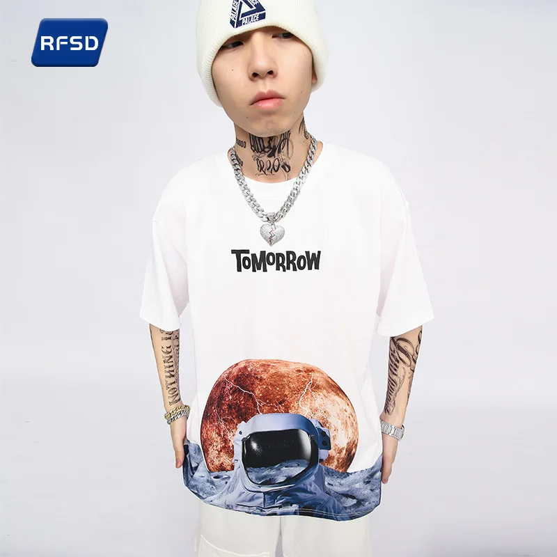 Cotton Casual Short-sleeved T-shirt 2022 Summer New Loose Trend Men's and Women's Tops Five-point Sleeves Couple Wear
Cotton Casual Short-sleeved T-shirt 2022 Summer New Loose Trend Men's and Women's Tops Five-point Sleeves Couple Wear