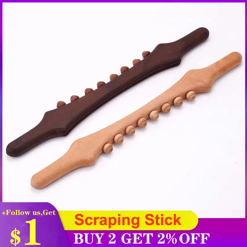 SHARE HO 8 Beads Beech Wood Gua Sha Scraping Sticks Acupuncture Health Points Roller Massager Relieving Body Pain Shoulder Back
SHARE HO 8 Beads Beech Wood Gua Sha Scraping Sticks Acupuncture Health Points Roller Massager Relieving Body Pain Shoulder Back