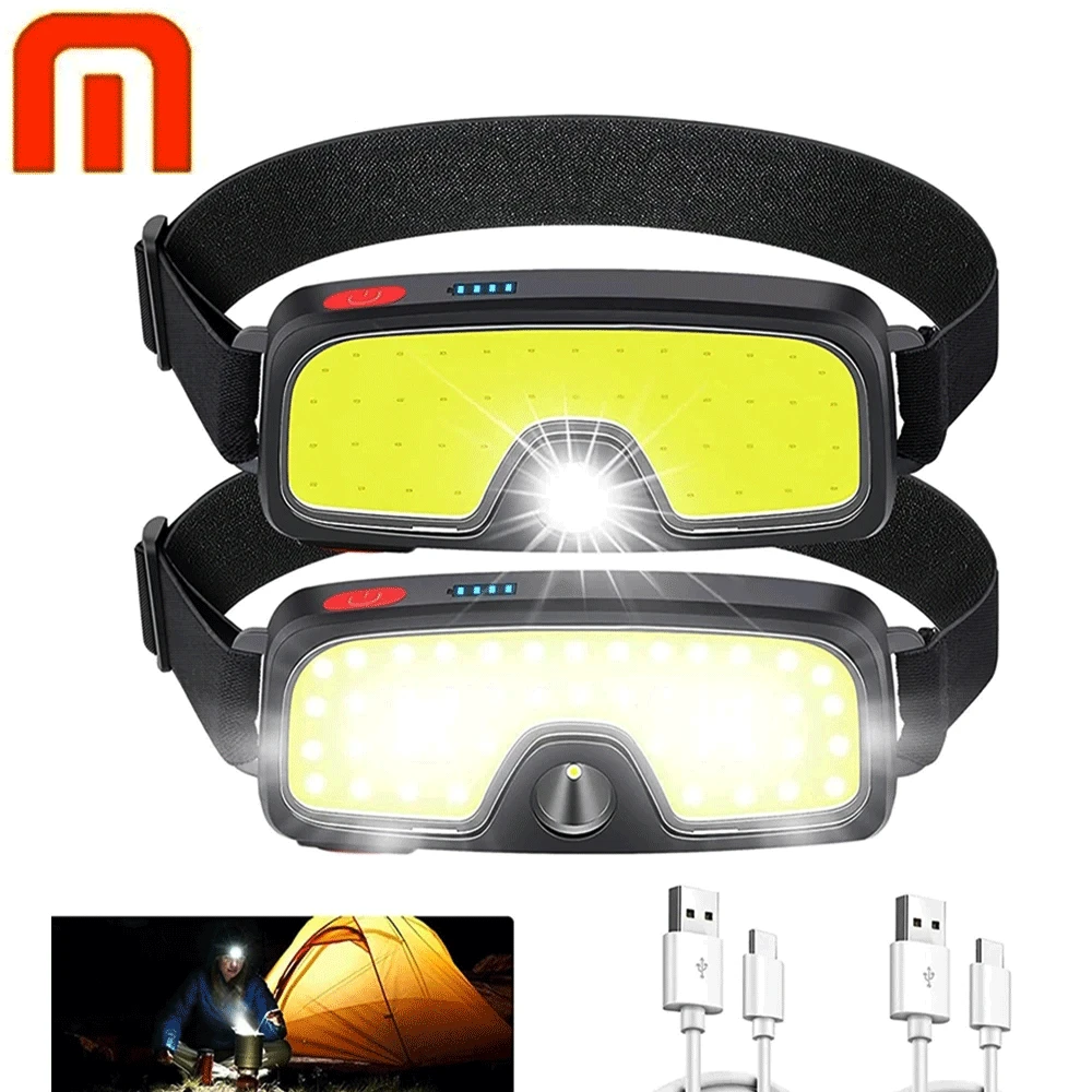 1-5pcs USB Rechargeable Headlamp Portable Bright COB Headlight with Built-in Battery Outdoor Camping Fishing Flashlight Lantern
1-5pcs USB Rechargeable Headlamp Portable Bright COB Headlight with Built-in Battery Outdoor Camping Fishing Flashlight Lantern
