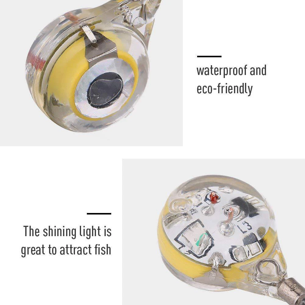 1Pcs Fishing Lure Light LED Underwater Eye Shape Lure Lamp For Attracting Fish Fishing Squid Fishing Bait Luminous Lure Tackle
1Pcs Fishing Lure Light LED Underwater Eye Shape Lure Lamp For Attracting Fish Fishing Squid Fishing Bait Luminous Lure Tackle