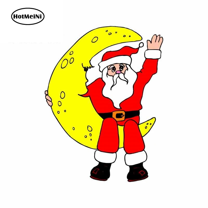 13cm x 9.9cm for Santa Sitting on The Moon Auto Car Stickers and Decals Car Accessories JDM Bumper Cartoon Decor
13cm x 9.9cm for Santa Sitting on The Moon Auto Car Stickers and Decals Car Accessories JDM Bumper Cartoon Decor