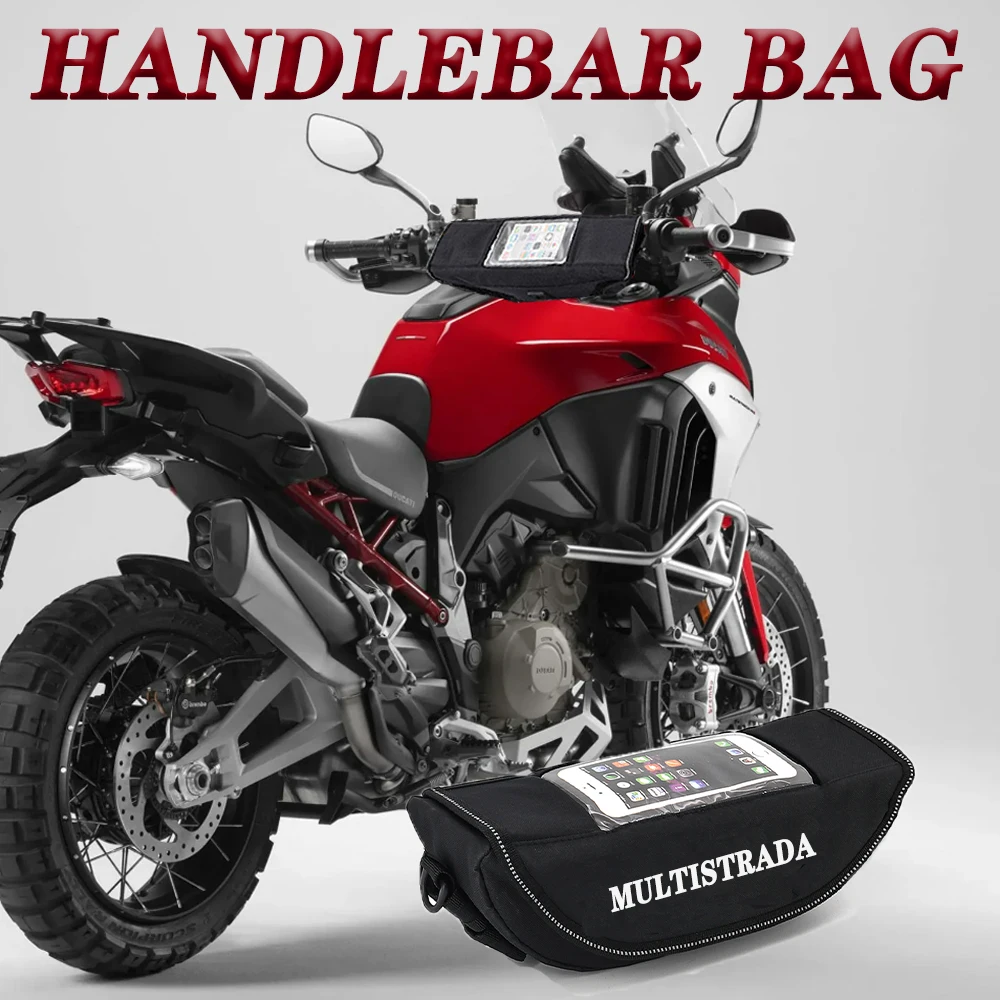 Motorcycle accessories handlebar bag storage bag for Ducati Multistar 1200 950 1260 V4 V4S Hypermotard 950 Monster 797 821
Motorcycle accessories handlebar bag storage bag for Ducati Multistar 1200 950 1260 V4 V4S Hypermotard 950 Monster 797 821