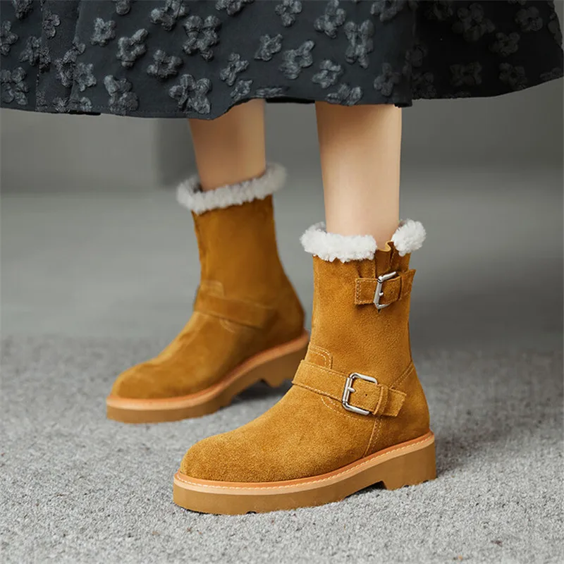New 2022 Winter Snow Boots Ankle Boots Women Round Toe Chunky Heels Casual Shoes for Women Platform Shoes Women Work Boots
New 2022 Winter Snow Boots Ankle Boots Women Round Toe Chunky Heels Casual Shoes for Women Platform Shoes Women Work Boots
