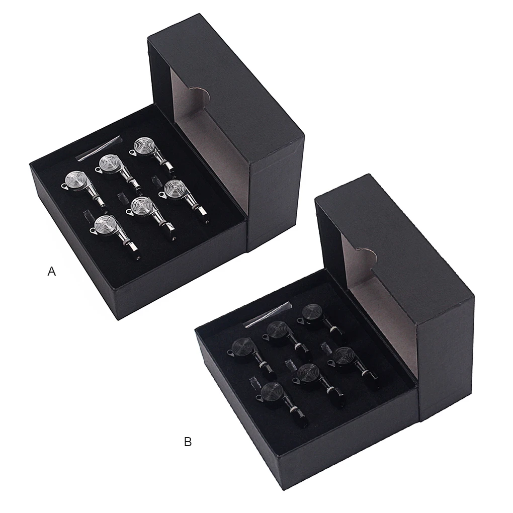 Electric Guitar Universal Tuning Pegs Musical Instruments Machine Heads Spare Parts Repairing Tones Key Tuner Black
Electric Guitar Universal Tuning Pegs Musical Instruments Machine Heads Spare Parts Repairing Tones Key Tuner Black