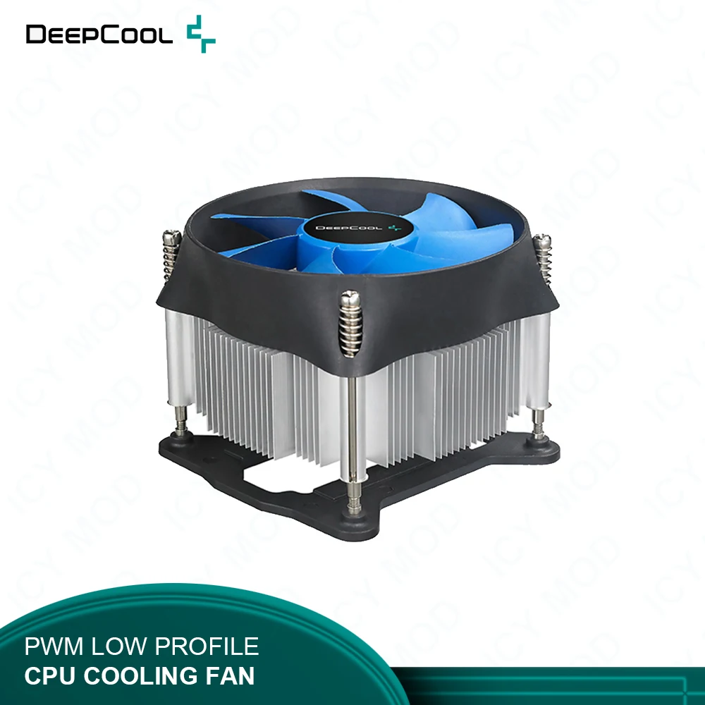 

DeepCool LOW PROFILE CPU Cooling Fan PWM 100mm Quiet Fan for LGA1200/1151/1150/1155 THETA 31
