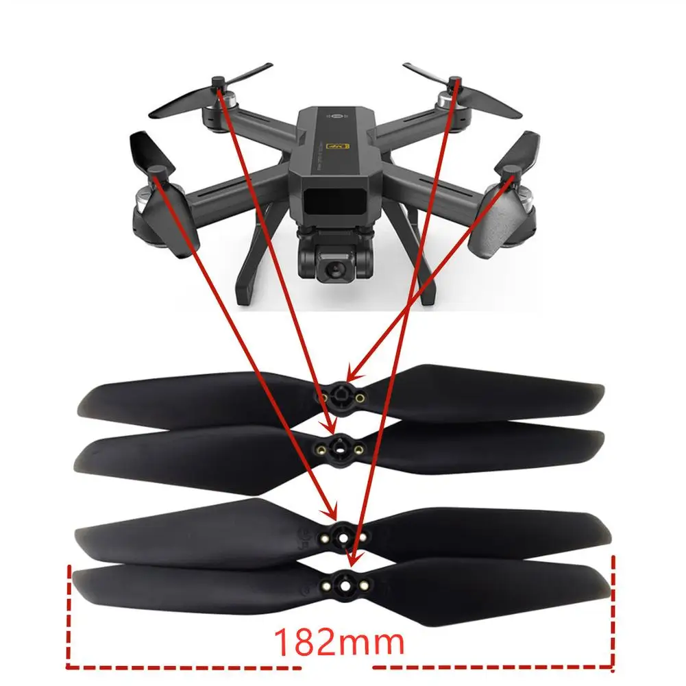 4pcs/12pcs RC Airplane Propeller for D15 MJX B20 Bugs20 EIS Brushless Dual GPS Quadcopter Blade
4pcs/12pcs RC Airplane Propeller for D15 MJX B20 Bugs20 EIS Brushless Dual GPS Quadcopter Blade