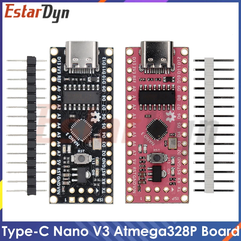 Type-C nano V3 с Загрузчиком совместимый контроллер для arduino CH340 USB драйвер 16 МГц ATMEGA328P
Type-C nano V3 с Загрузчиком совместимый контроллер для arduino CH340 USB драйвер 16 МГц ATMEGA328P