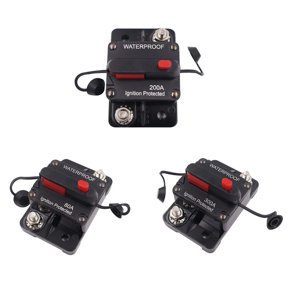 Breaker 30A 40A 50A 60A 70A 80A 100A 120A 150A 200A 250A 300A AMP Circuit Fuse Reset 12-48V DC Car Boat Auto Waterproof
Breaker 30A 40A 50A 60A 70A 80A 100A 120A 150A 200A 250A 300A AMP Circuit Fuse Reset 12-48V DC Car Boat Auto Waterproof