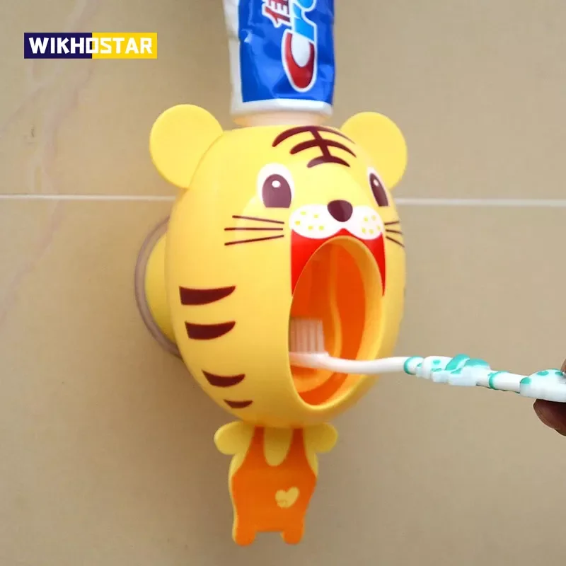 NEW2023 Bathroom Accessories Set Catroon Automatic Toothpaste Dispenser Animal Toothpaste Squeezer Children Toothpaste Storage H
NEW2023 Bathroom Accessories Set Catroon Automatic Toothpaste Dispenser Animal Toothpaste Squeezer Children Toothpaste Storage H