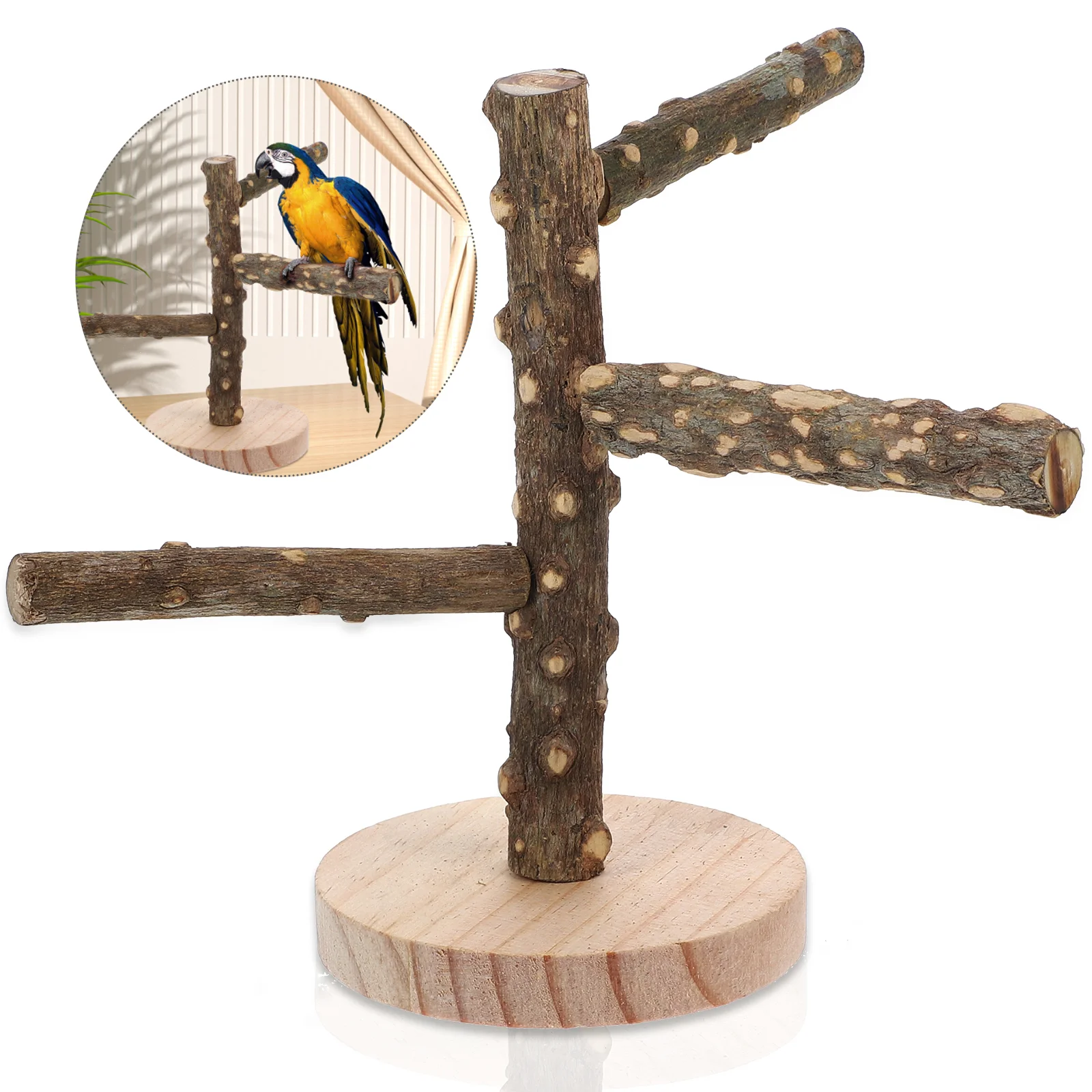 Bird Perch Bird Cage Toy Parrot Wooden Platform Parrot Wood Stand Bird Chewing Toy
Bird Perch Bird Cage Toy Parrot Wooden Platform Parrot Wood Stand Bird Chewing Toy