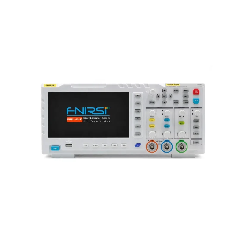 FNIRSI-1014D Digital Oscilloscope 2 In 1 Dual Channel Input Signal Generator 100MHz* 2 Ana-log Bandwidth 1GSa/s Sampling Rate
FNIRSI-1014D Digital Oscilloscope 2 In 1 Dual Channel Input Signal Generator 100MHz* 2 Ana-log Bandwidth 1GSa/s Sampling Rate