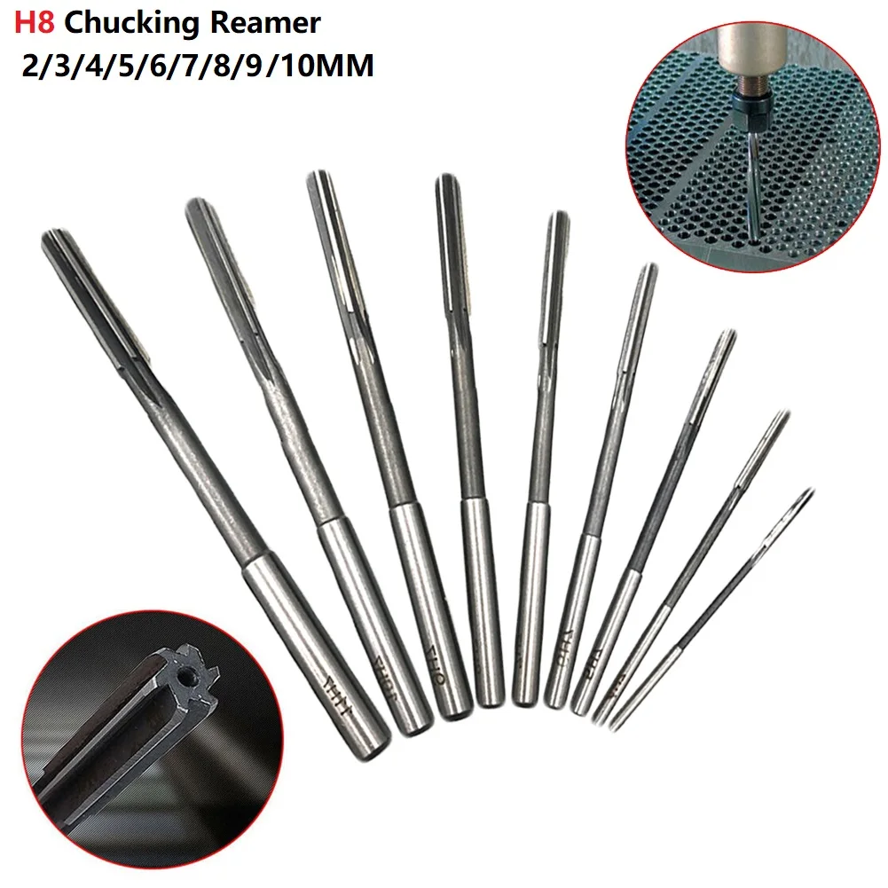 1PC Hand Reamer Straight Shank Engineering Tools Reamer Chucking Machining Tool HSS H8 Machine High Speed Steel Parallel Flute
1PC Hand Reamer Straight Shank Engineering Tools Reamer Chucking Machining Tool HSS H8 Machine High Speed Steel Parallel Flute