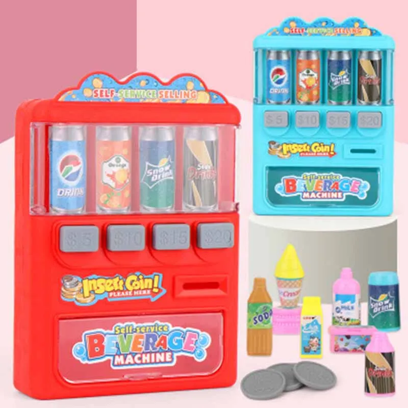 Simulation Drinks Vending Machine Education Learning Shopping Game Boy Girl Play Pretend House Toy simulation mini toys
Simulation Drinks Vending Machine Education Learning Shopping Game Boy Girl Play Pretend House Toy simulation mini toys