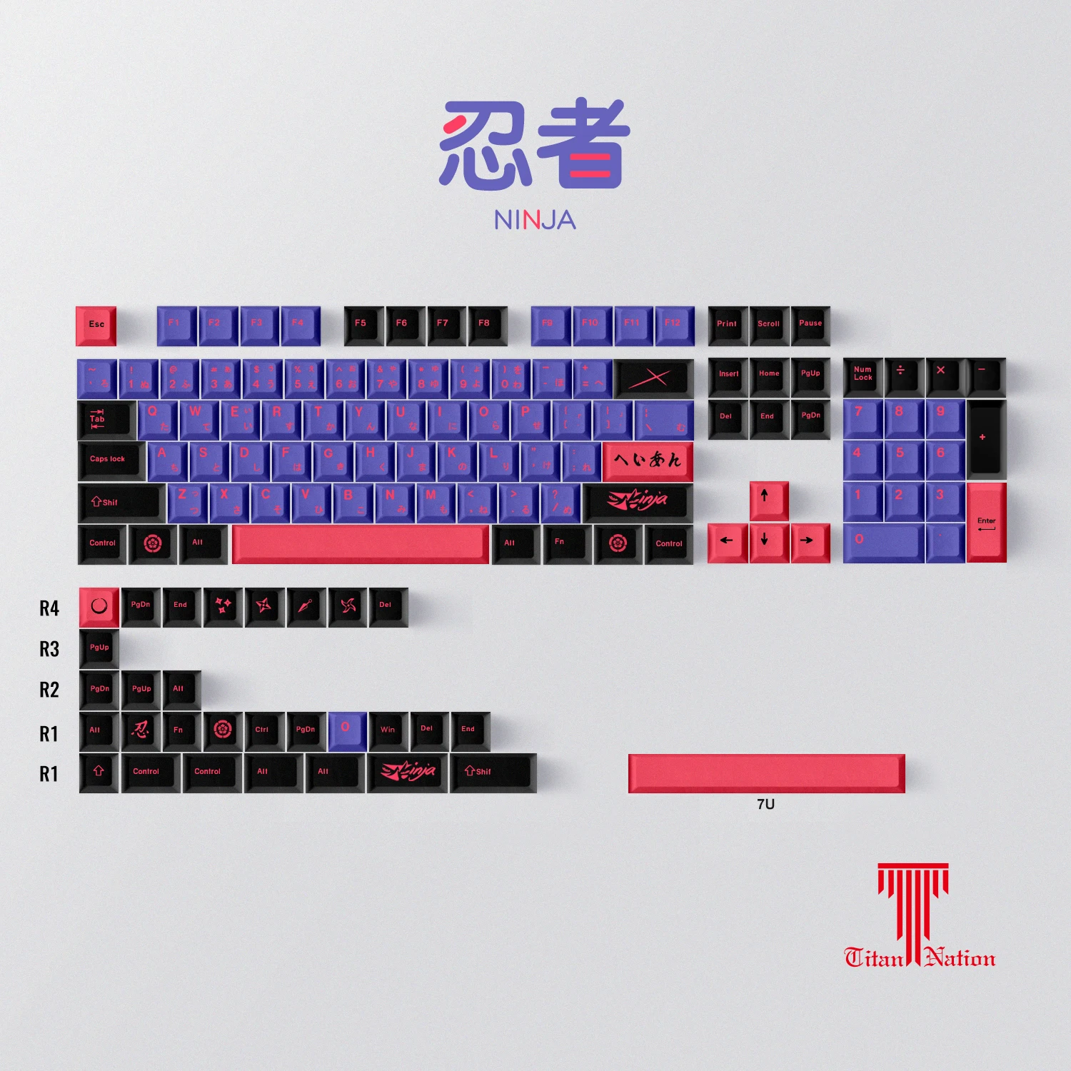 Gmk Ninja Keycaps Dye Sublimation PBT Keycap Set for Mechanical Keyboard 134keys Cherry Profile Gateron, Kailh, Outemu |Cherry
Gmk Ninja Keycaps Dye Sublimation PBT Keycap Set for Mechanical Keyboard 134keys Cherry Profile Gateron, Kailh, Outemu |Cherry