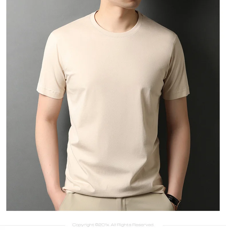 2022 Summer Round Neck 100% Cotton Men's Multicolor Short Sleeve T-Shirt Summer Dress Top Half Sleeve T-Shirt
2022 Summer Round Neck 100% Cotton Men's Multicolor Short Sleeve T-Shirt Summer Dress Top Half Sleeve T-Shirt