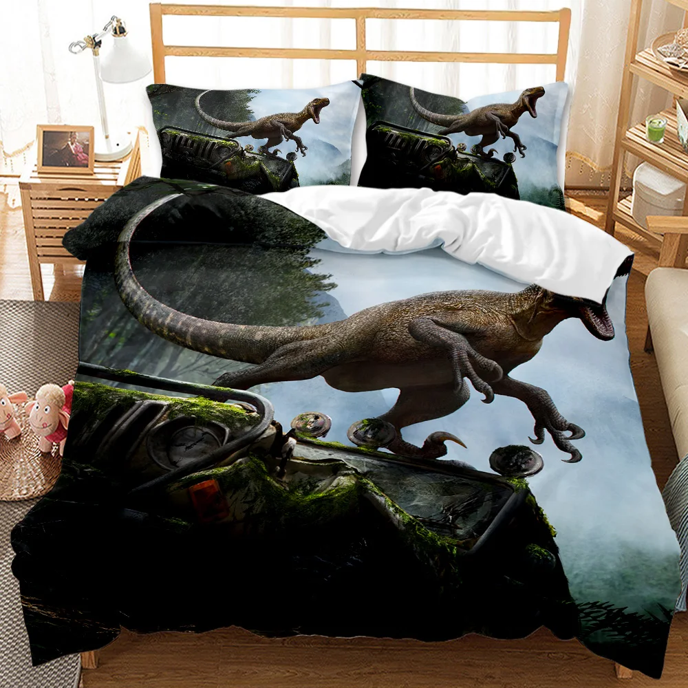 Jurassic Dinosaur Duvet Cover Tyrannosaurus Rex Ferocious Creatures Predators Bedding Set Full Queen King Polyester Quilt Cover
Jurassic Dinosaur Duvet Cover Tyrannosaurus Rex Ferocious Creatures Predators Bedding Set Full Queen King Polyester Quilt Cover