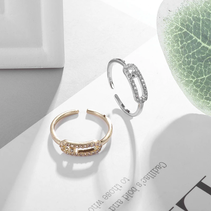 Women Fashion Exquisite Romantic Hollow Geometric Zircon Copper Ring Elegant Luxury Engagement Wedding Jewelry Gift Couple Ring
Women Fashion Exquisite Romantic Hollow Geometric Zircon Copper Ring Elegant Luxury Engagement Wedding Jewelry Gift Couple Ring