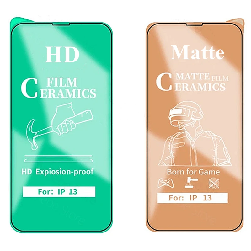 3PCS Matte Ceramic Screen Protector for iPhone 14 13 Pro Max 12 Mini 6 8 7 Plus Soft Film for iPhone 11 Pro XS MAX X XR SE 2022
3PCS Matte Ceramic Screen Protector for iPhone 14 13 Pro Max 12 Mini 6 8 7 Plus Soft Film for iPhone 11 Pro XS MAX X XR SE 2022