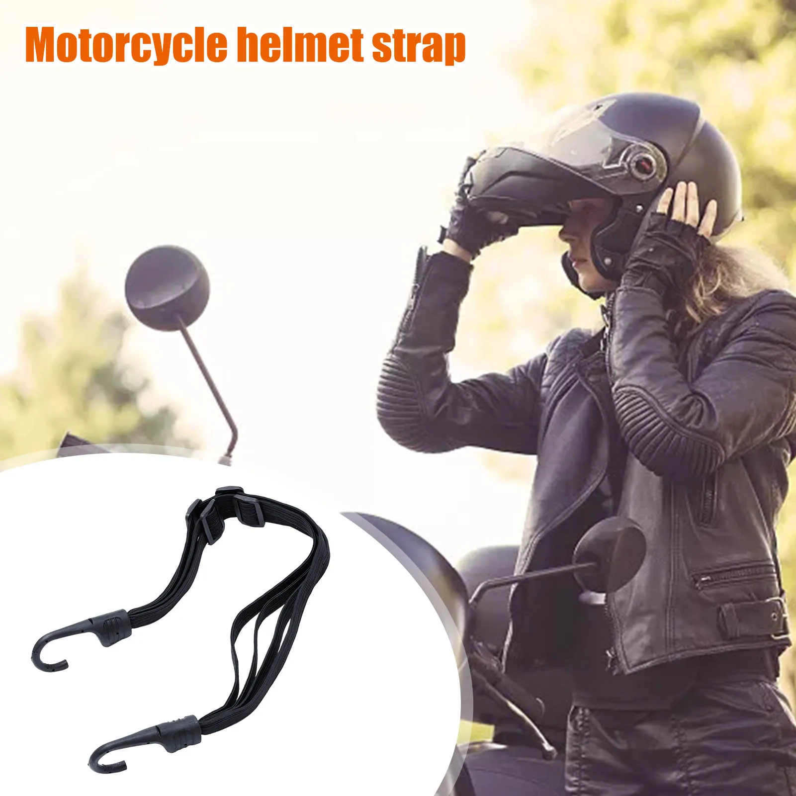 Motorcycle Luggage Straps Bike Helmet Strap Retractable Helmet Cord With 2 Hooks Elastic Rope
Motorcycle Luggage Straps Bike Helmet Strap Retractable Helmet Cord With 2 Hooks Elastic Rope