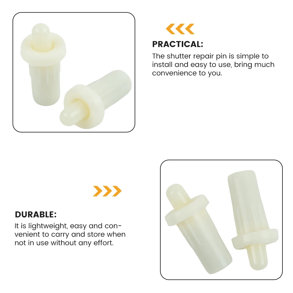 Parts Louver Pins Shutter White 50pcs Accessories For Plantation Louver Plastic Repair Pin Replacement Durable
Parts Louver Pins Shutter White 50pcs Accessories For Plantation Louver Plastic Repair Pin Replacement Durable