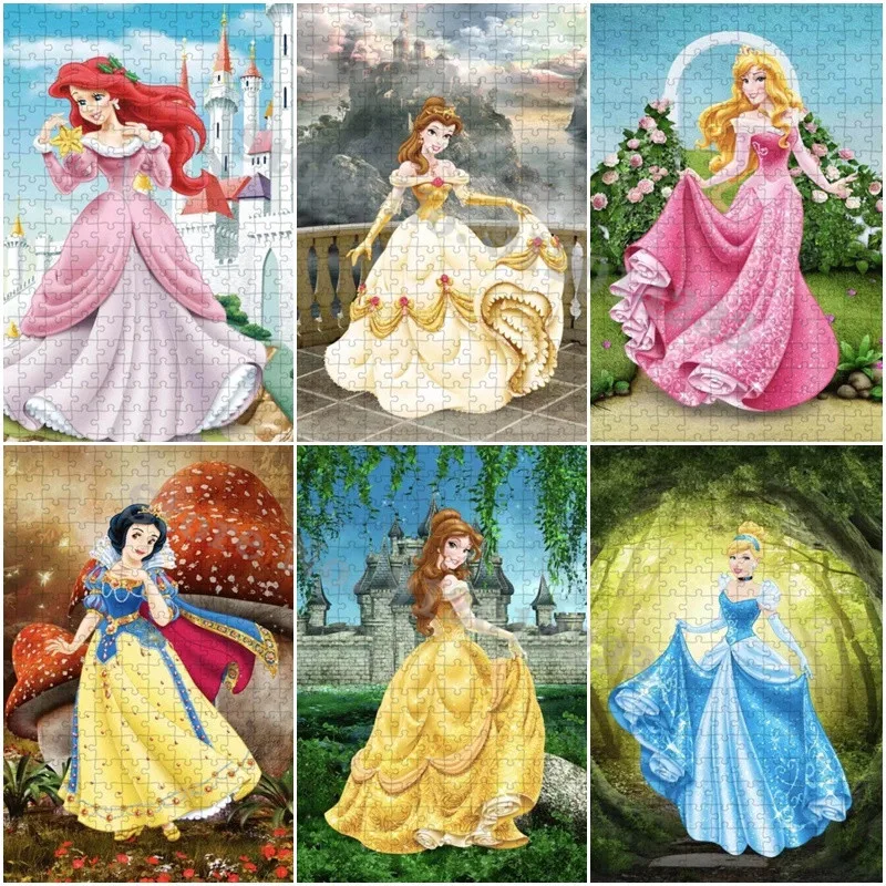Puzzles 300/500/1000 Pieces Paper Assembling Picture Disney Princess Puzzles Toys for Adults Children Games Educational Toys
Puzzles 300/500/1000 Pieces Paper Assembling Picture Disney Princess Puzzles Toys for Adults Children Games Educational Toys