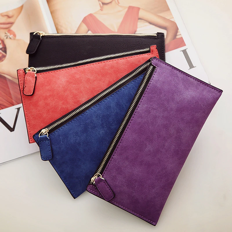 Women's Purse Ladies Wallet Long Money Bags Simple Style Coin Purse Leather Thin Wallets Female Card Holder Solid Black Card Bag
Women's Purse Ladies Wallet Long Money Bags Simple Style Coin Purse Leather Thin Wallets Female Card Holder Solid Black Card Bag