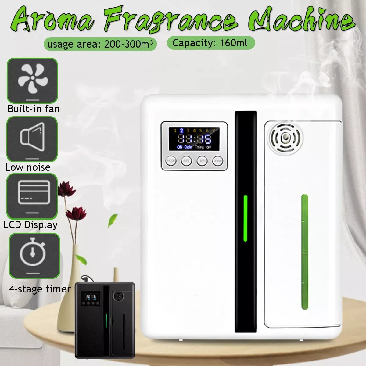 Intelligent Aroma Fragrance Machine ароматизатор для дома,aromatizador de ambiente,difusor de aroma for Home Office Hotel
Intelligent Aroma Fragrance Machine ароматизатор для дома,aromatizador de ambiente,difusor de aroma for Home Office Hotel