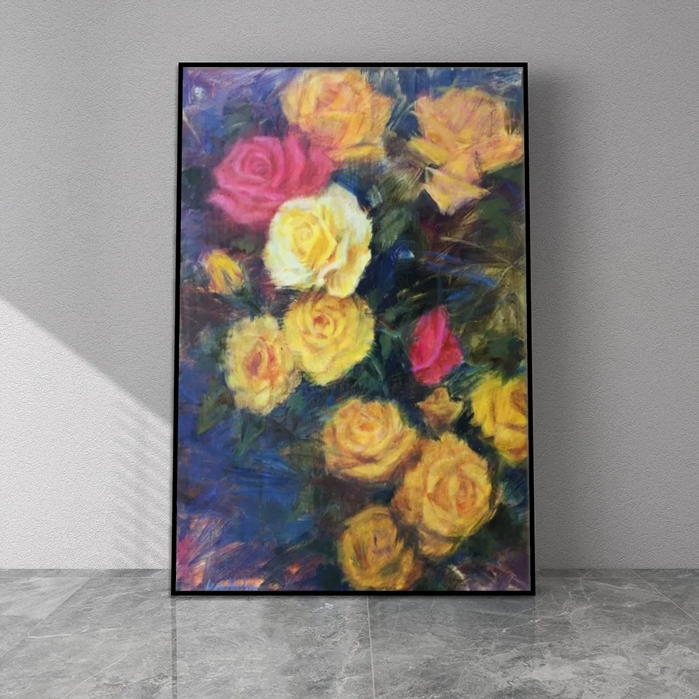Beauty Floral Art Colorful Oil Painting No Frame Handmade On Canvas Hanging For Living Dinner Room Bedroom Wall Art Home Deco 
Beauty Floral Art Colorful Oil Painting No Frame Handmade On Canvas Hanging For Living Dinner Room Bedroom Wall Art Home Deco