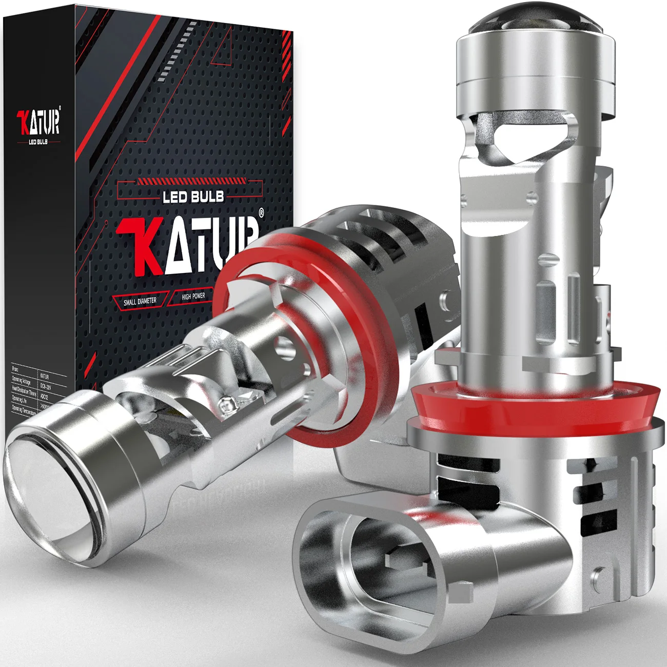 Katur 2 шт. светодиодные автомобильные фары H8 H11 с линзой-проектором, 12В, лампы для авто, ближний и дальний свет, противотуманные фары H16, сверхъяркие, 6000K
Katur 2 шт. светодиодные автомобильные фары H8 H11 с линзой-проектором, 12В, лампы для авто, ближний и дальний свет, противотуманные фары H16, сверхъяркие, 6000K