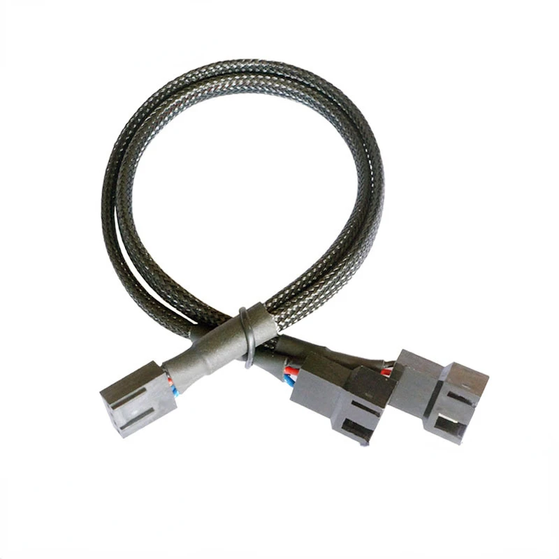 PWM 4pin Fan Sleeved Extension Splitter Hub Cable Motherboard CPU 1 To 2 Way Cooler 4pin Case Fan Power Spliter
PWM 4pin Fan Sleeved Extension Splitter Hub Cable Motherboard CPU 1 To 2 Way Cooler 4pin Case Fan Power Spliter