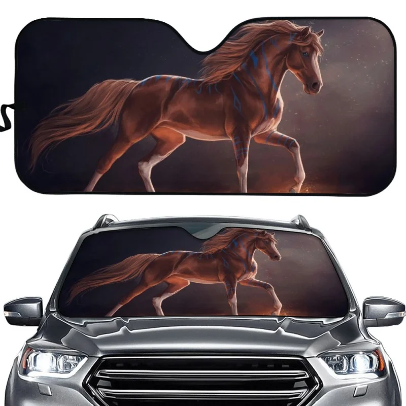 3D Wild Horse Print Car Sun Shades Mens Women Windshield Foldable Auto Visor Sunshade Easy to Install Window Cover
3D Wild Horse Print Car Sun Shades Mens Women Windshield Foldable Auto Visor Sunshade Easy to Install Window Cover