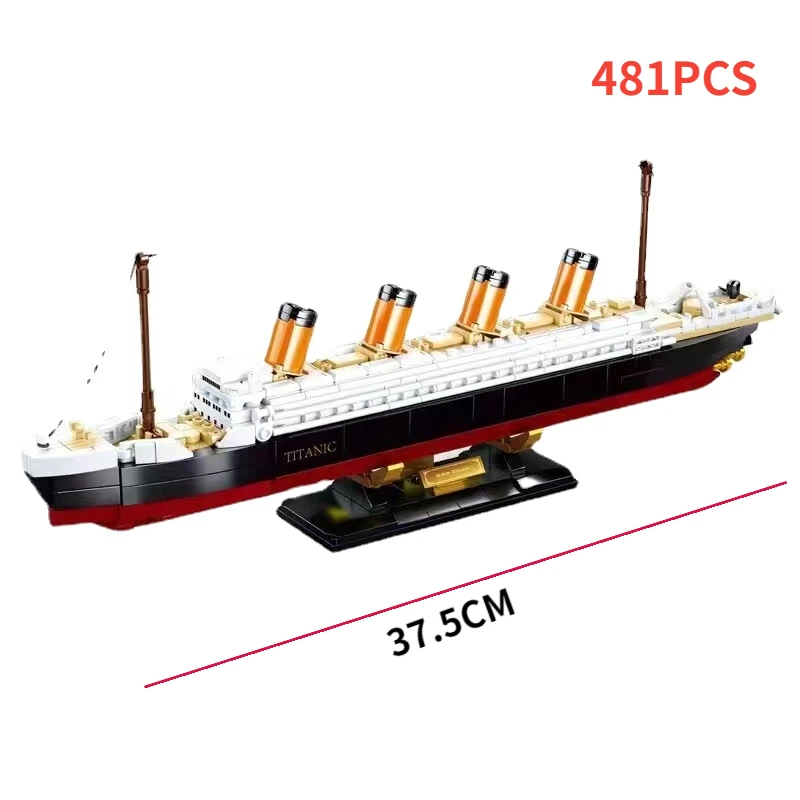 481PCS New Medium Size Titanic Jack Rose Classic Movies Large DIY Assembled Blocks Building Block for Adults 37CM Decorations
481PCS New Medium Size Titanic Jack Rose Classic Movies Large DIY Assembled Blocks Building Block for Adults 37CM Decorations