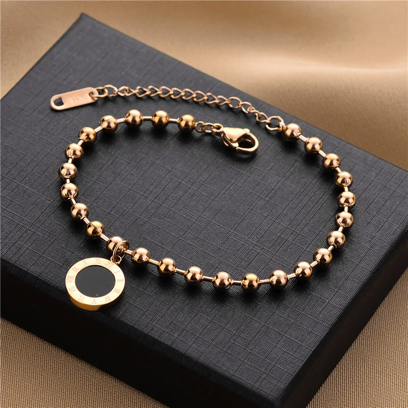 18K Gold Pendant Bracelet for Women, Punk High Quality Luxury Jewelry Accessory, Faded Bracelet, Beautifully Wrapped Gift
18K Gold Pendant Bracelet for Women, Punk High Quality Luxury Jewelry Accessory, Faded Bracelet, Beautifully Wrapped Gift