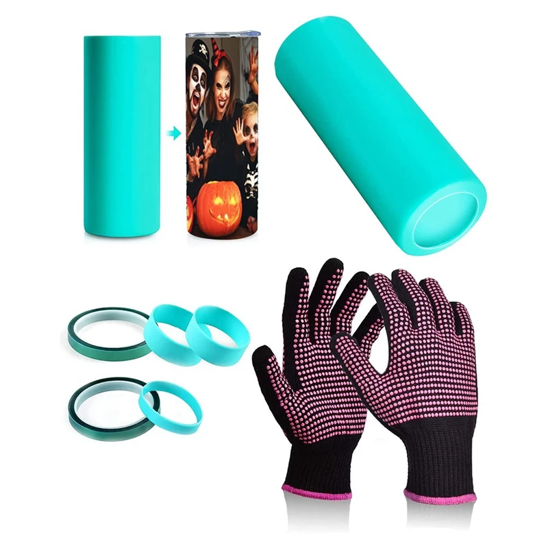 For 20 Oz Tumbler, Heat Tape For Sublimation Tumbler For Sublimation, Silicone Bands And Sleeve Sublimation Replacement
For 20 Oz Tumbler, Heat Tape For Sublimation Tumbler For Sublimation, Silicone Bands And Sleeve Sublimation Replacement