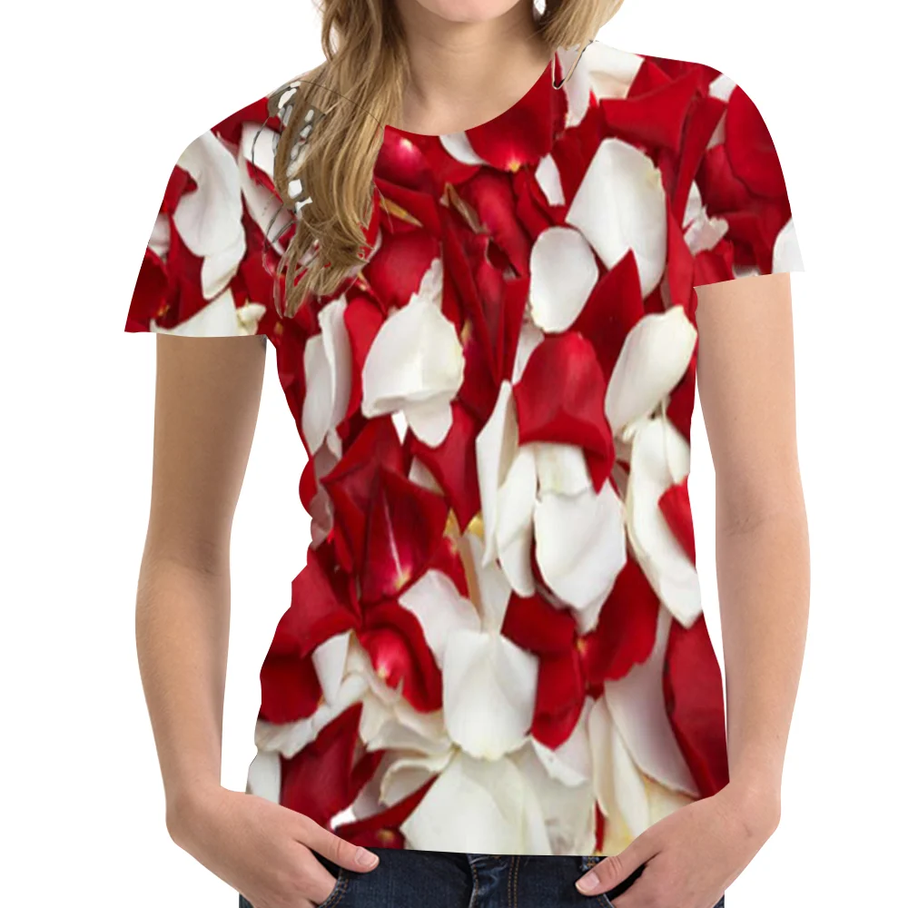 2021 Summer 3D Floral Pattern Print Womens T-shirt Summer Short Sleeve O-neck Casual Comfortable Oversized T-shirt XXS- 6XL
2021 Summer 3D Floral Pattern Print Womens T-shirt Summer Short Sleeve O-neck Casual Comfortable Oversized T-shirt XXS- 6XL