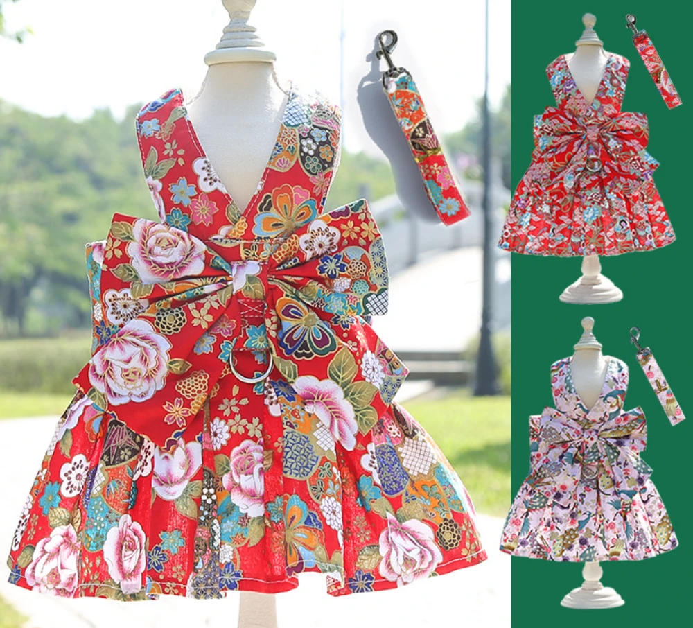 Dog Harness Skirt Girl Dog Clothes Pet Leash Cat CPet Dog Cat JK Skirt Chest Strap Leash Teddy Walking Clothes Dog Rope Supplies
Dog Harness Skirt Girl Dog Clothes Pet Leash Cat CPet Dog Cat JK Skirt Chest Strap Leash Teddy Walking Clothes Dog Rope Supplies